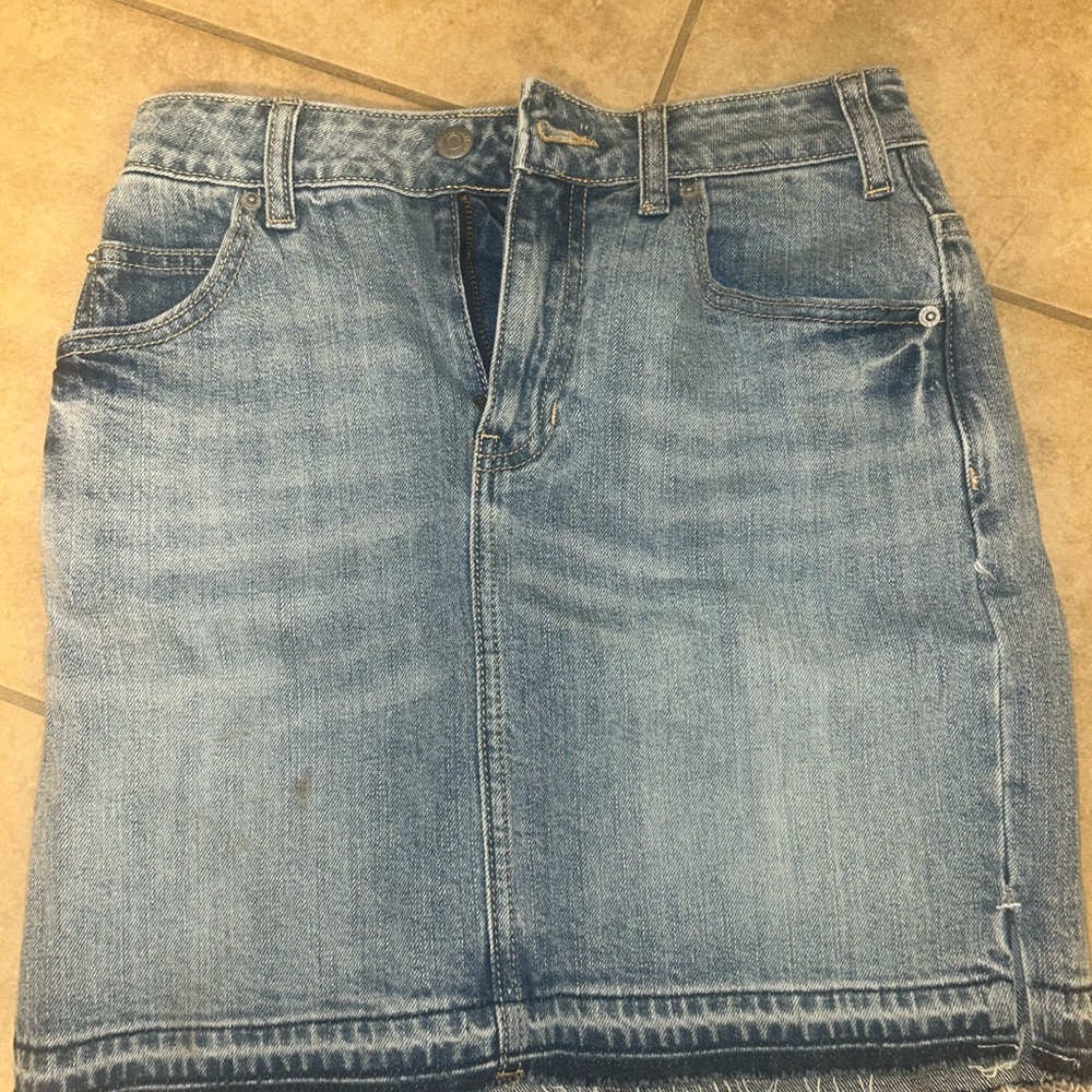 Blue Denim Skirt